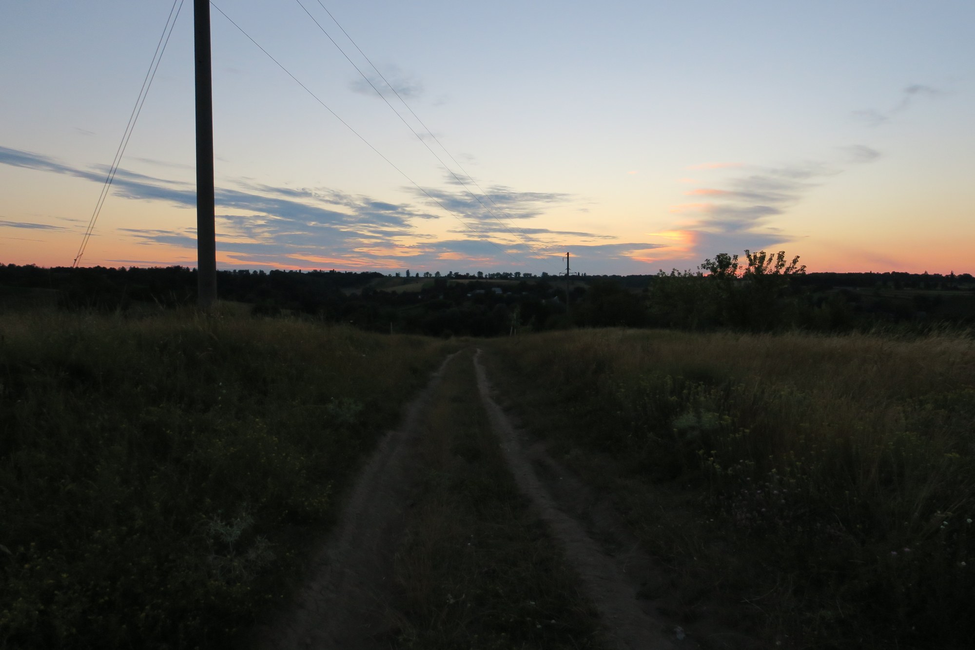 Пагорби надвечір